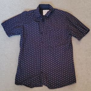 Hudson and Barrow Short Sleeve Dress Shirt Medium